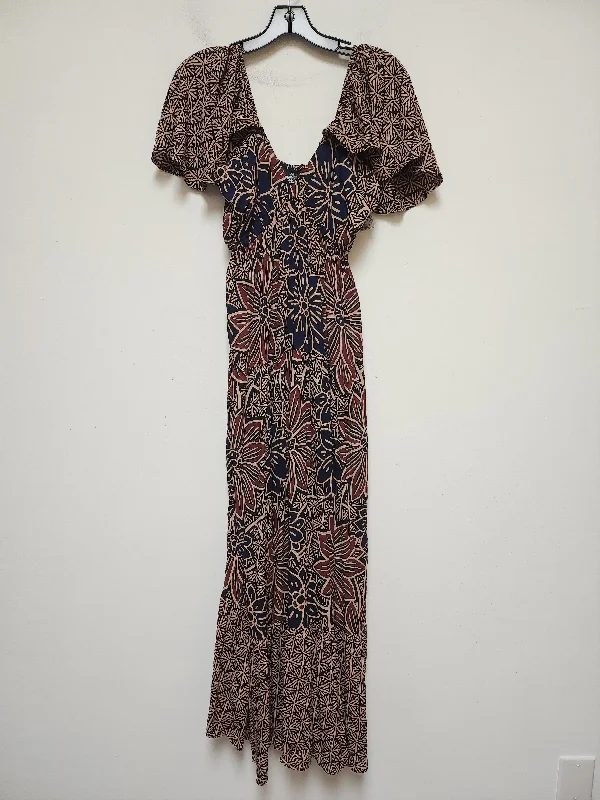 Dress Casual Maxi By Angie In Multi-colored, Size: S