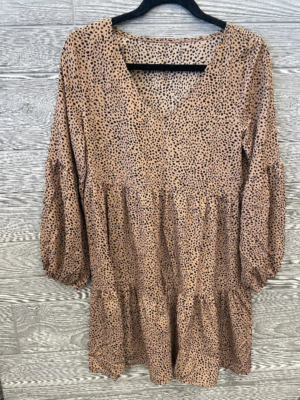 Dress Casual Midi By Clothes Mentor In Animal Print, Size: S